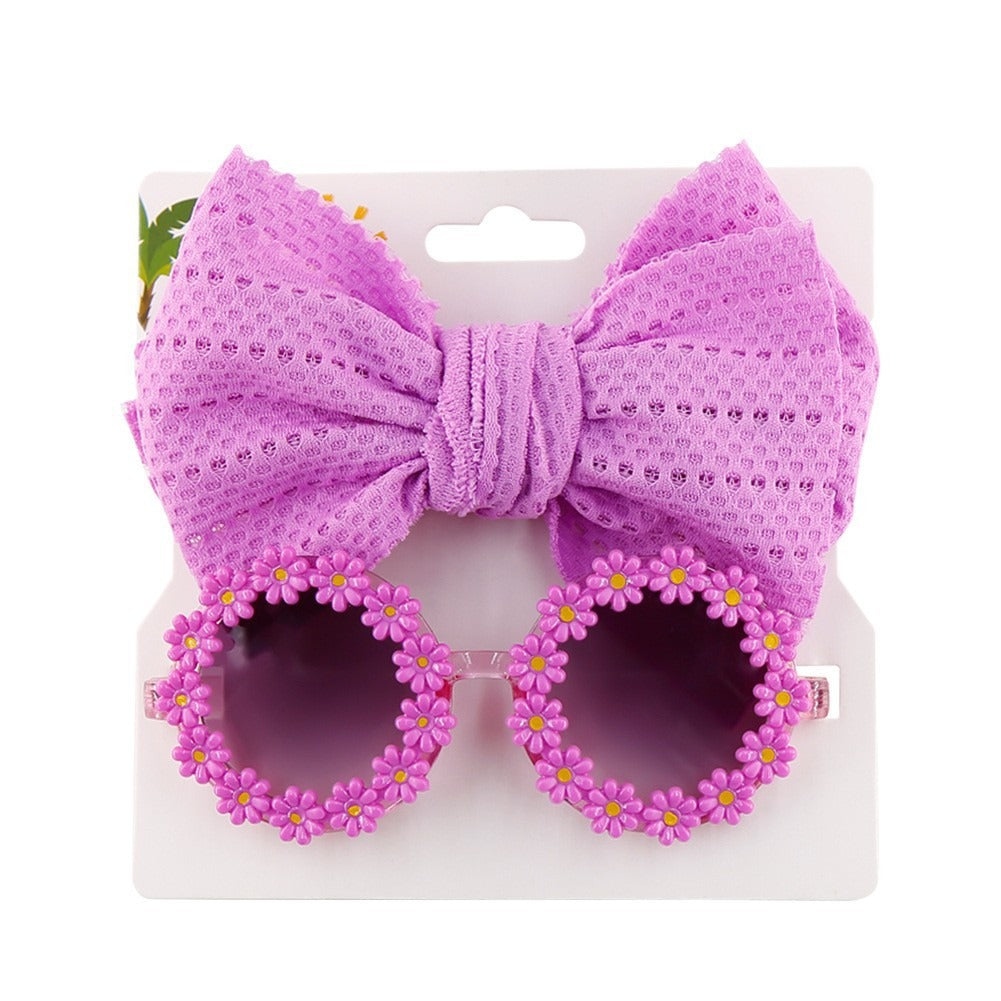 Lunettes de soleil bébé – Bandeau & Visière assortis