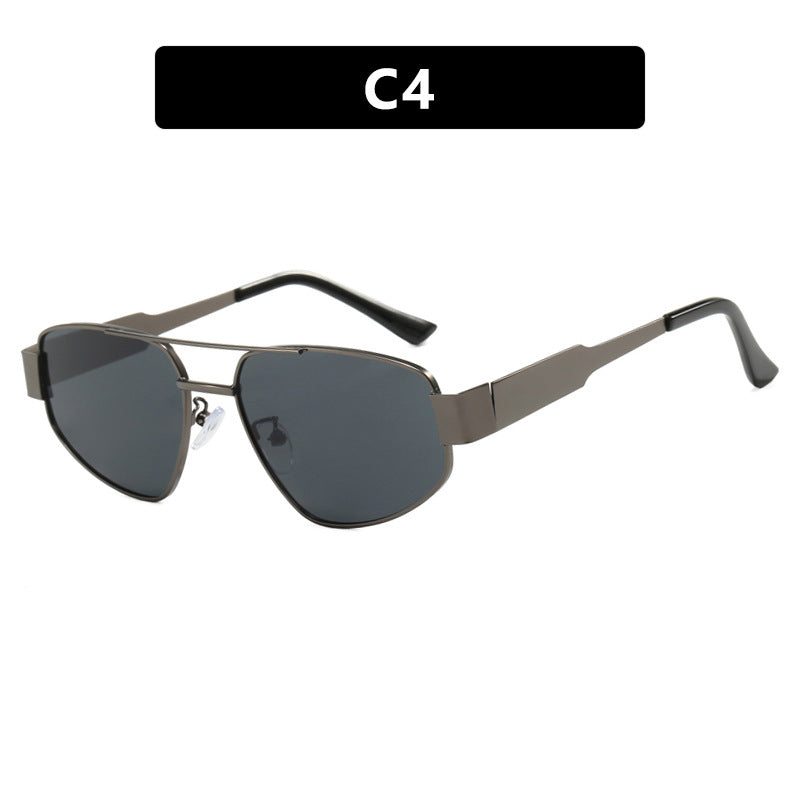 Lunettes de soleil double pont métal protection UV – Femme | LamyHome