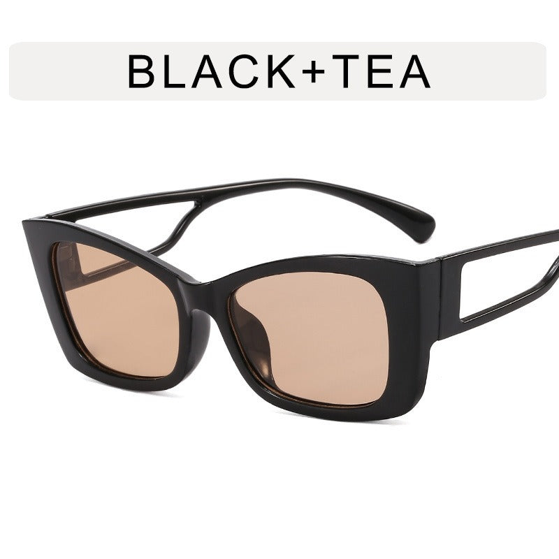 Lunettes de soleil œil de chat ajourées style rétro – Mixte | LamyHome