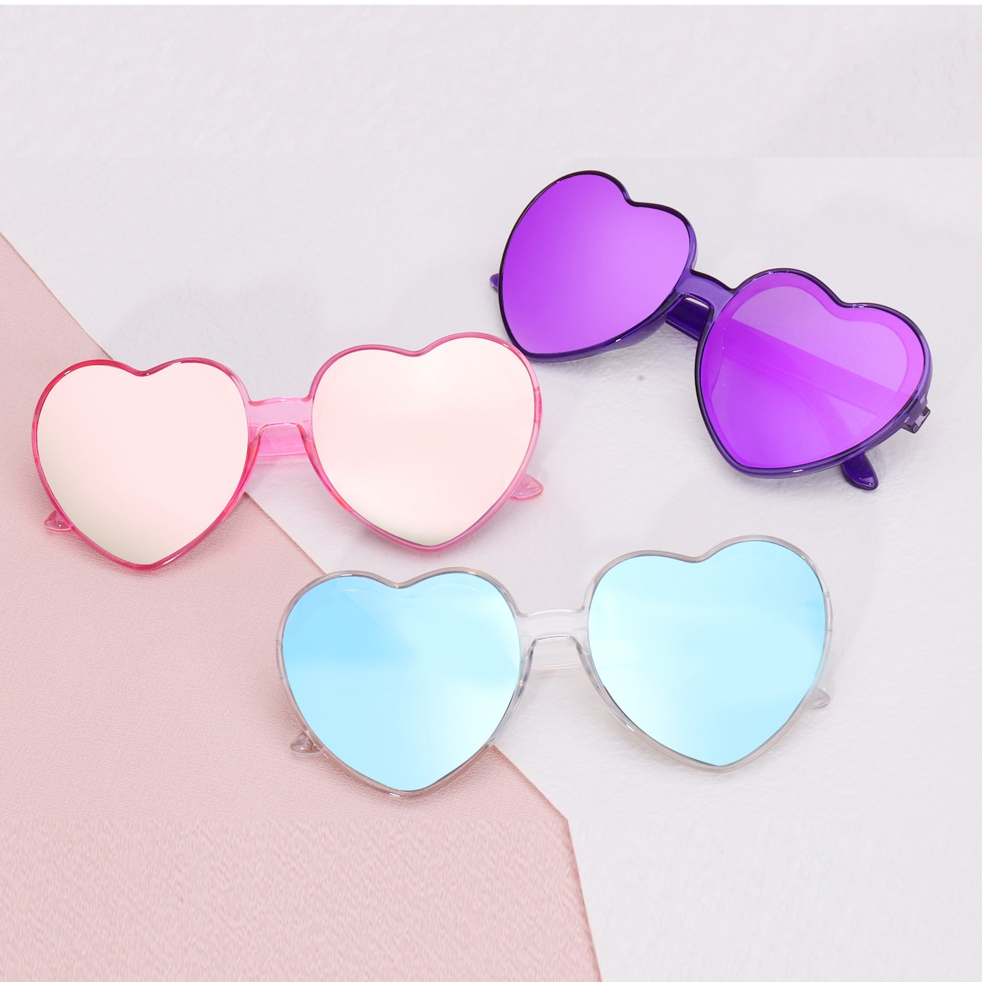 Lunettes cœur colorées – Soirée & Fête