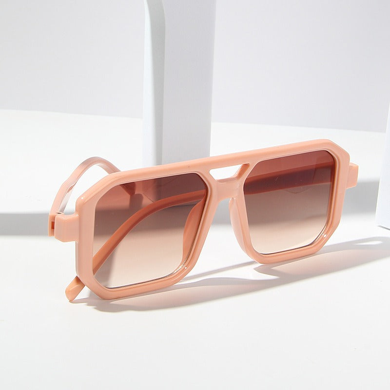 Lunettes carrées minimalistes double pont