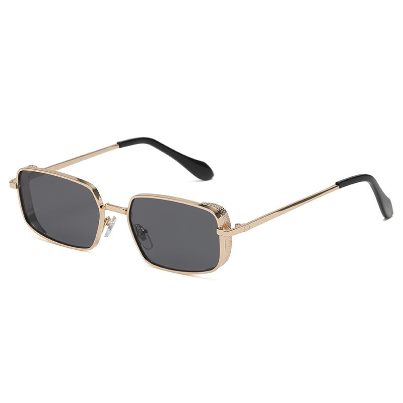 Lunettes de soleil carrées punk métal style Ins – Mixte | LamyHome