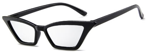 Lunettes de soleil petit cadre œil de chat vintage – Rouge | Femme
