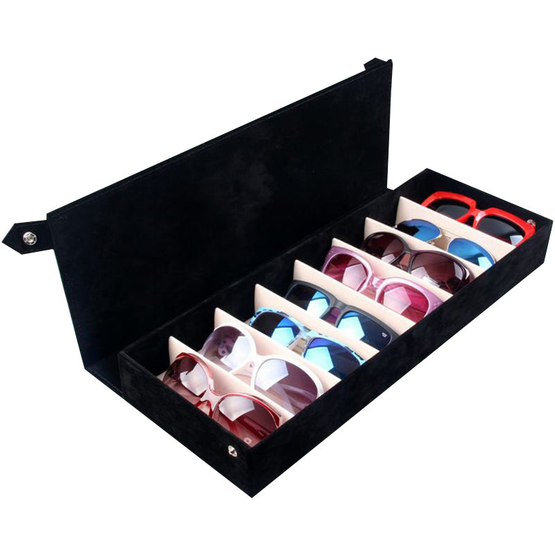 Organisateur à lunettes 8 emplacements – Rangement Rectangulaire