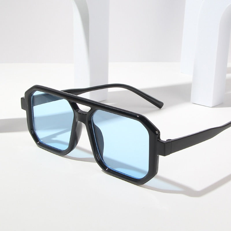 Lunettes carrées minimalistes double pont