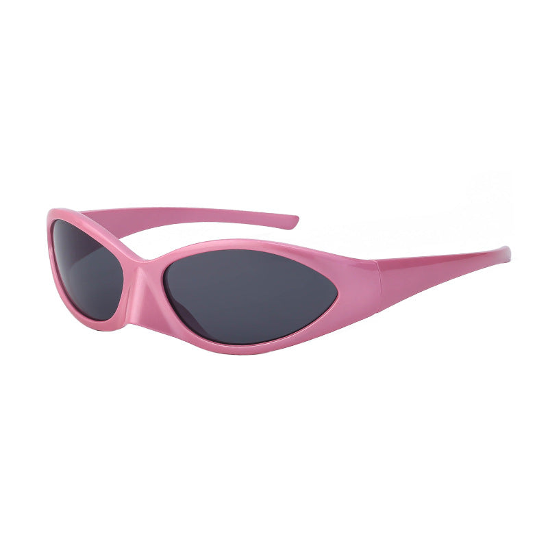 Lunettes de soleil steampunk petit cadre anti-UV – Cyclisme | Femme