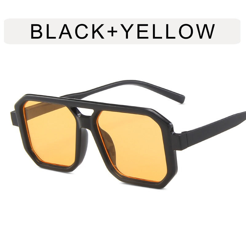 Lunettes carrées minimalistes double pont