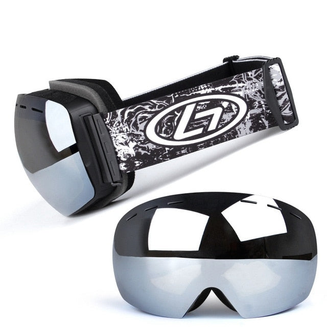 Masque de ski double couche UV400 anti-buée premium – Unisexe | LamyHome