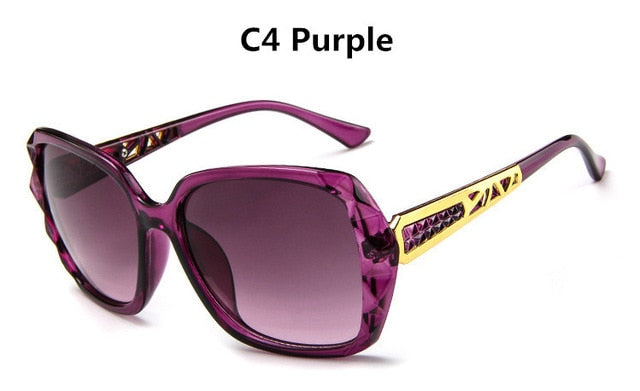 Lunettes surdimensionnées conduite UV400 – Femme