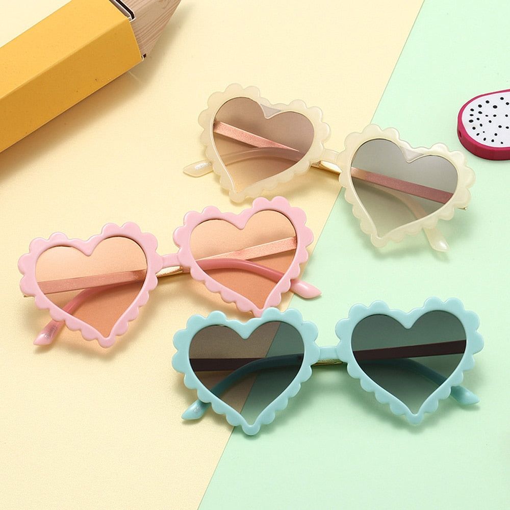 Lunettes de soleil enfant – Cœur & Fleurs UV400