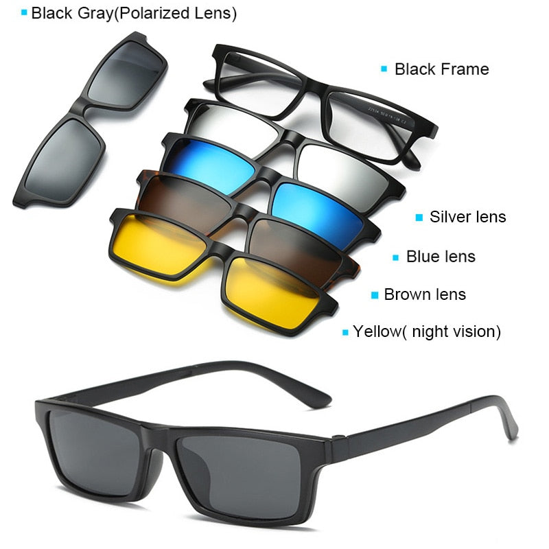 Lunettes de soleil magnétiques 5 verres interchangeables – Mixte | LamyHome
