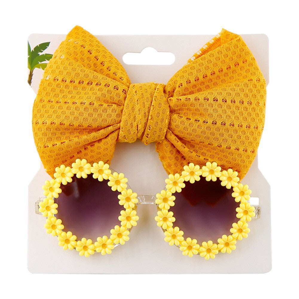 Lunettes de soleil bébé – Bandeau & Visière assortis