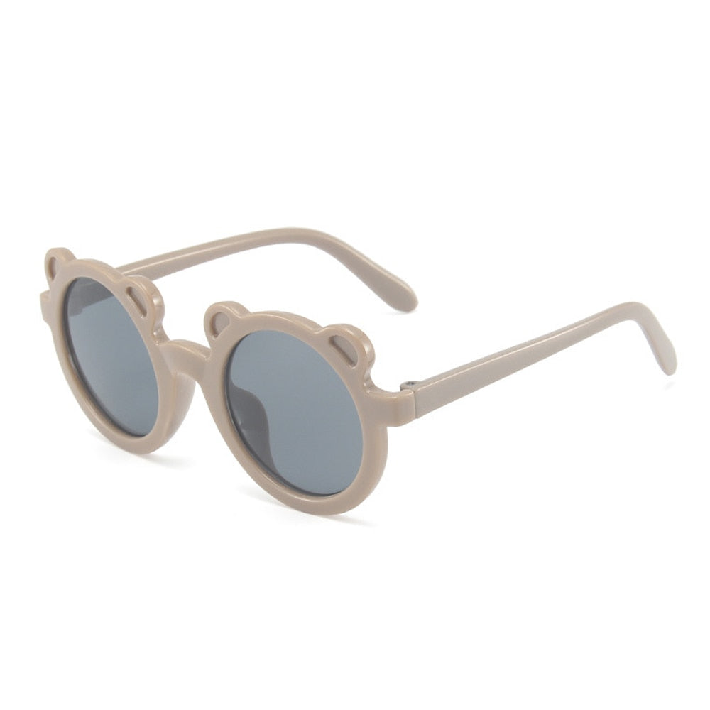 Lunettes de soleil enfant – Ours cartoon rondes UV