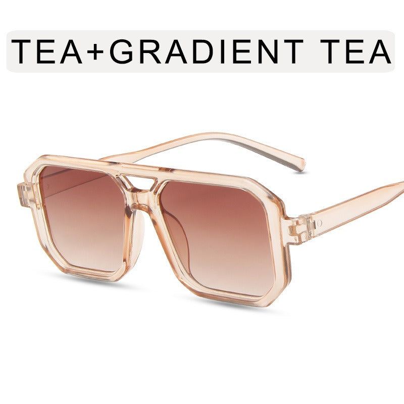 Lunettes carrées minimalistes double pont