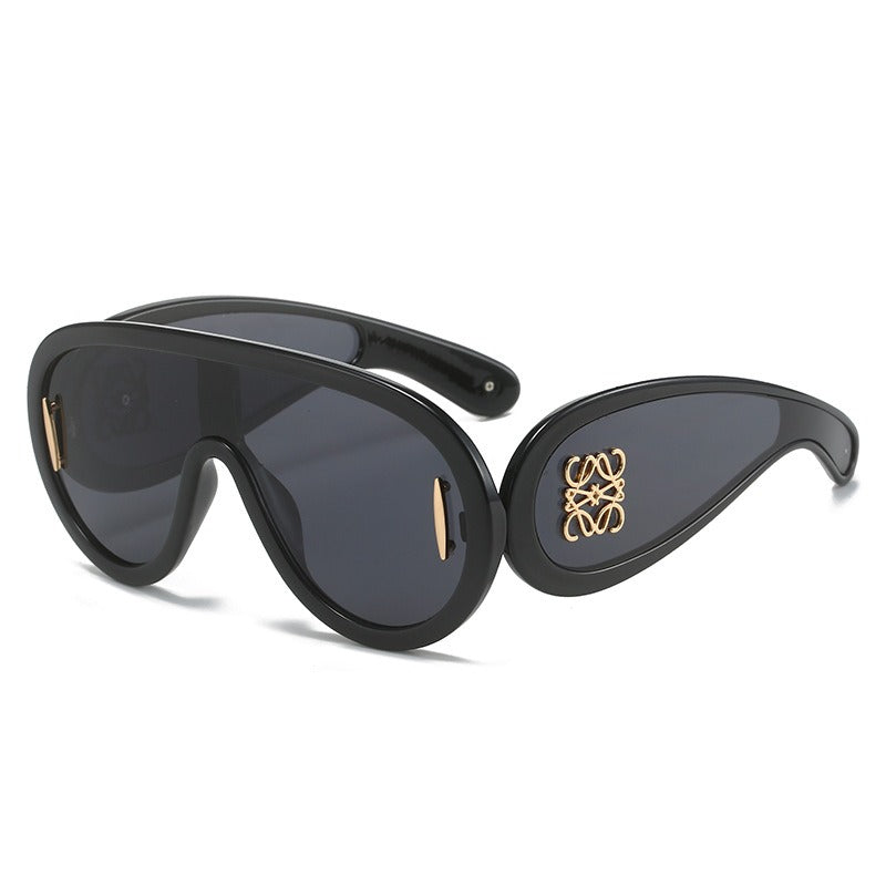 Lunettes de soleil grand cadre intégré œil de chat – Mixte | LamyHome