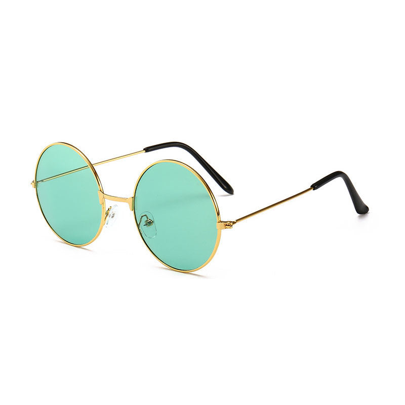 Lunettes de soleil rondes vintage monture métal – Mixte | LamyHome