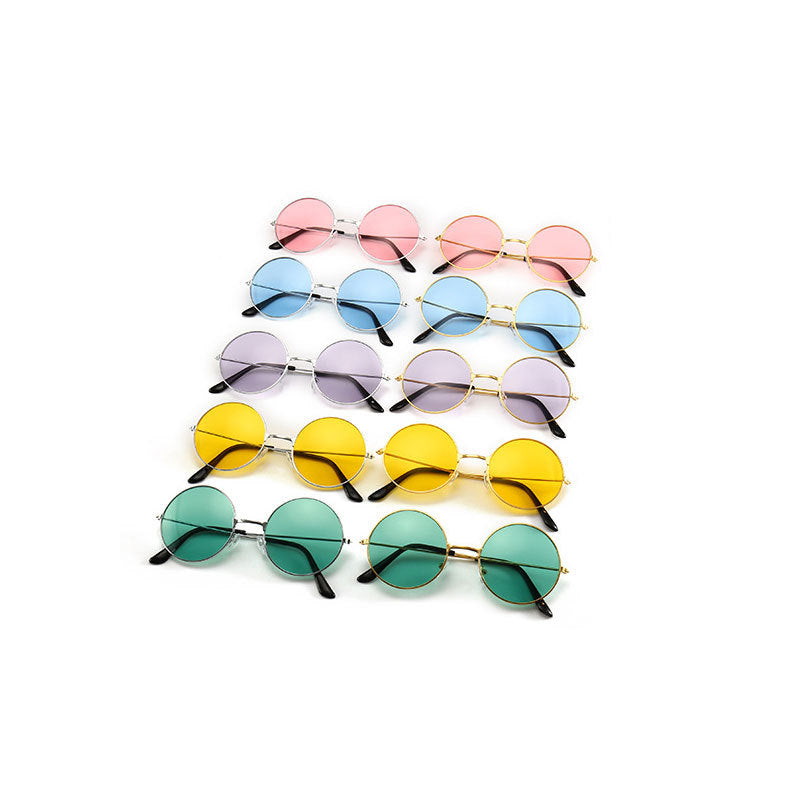 Lunettes de soleil rondes vintage monture métal – Mixte | LamyHome