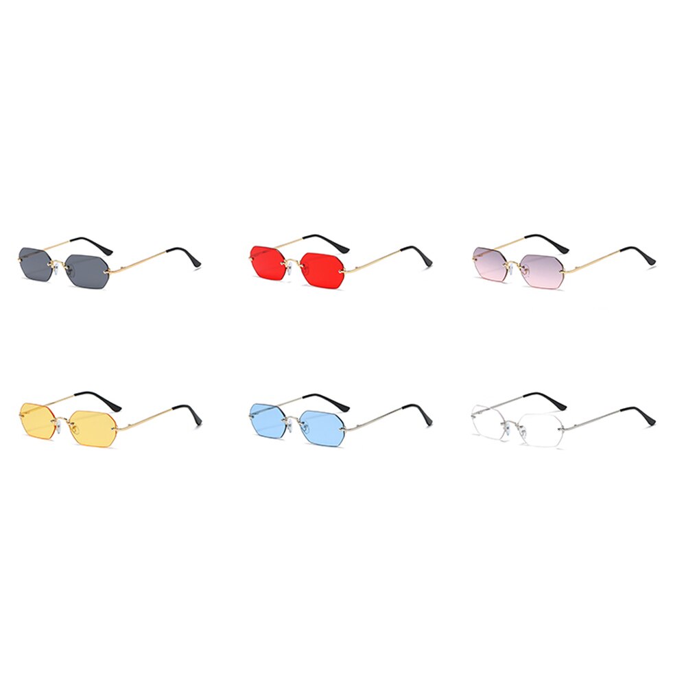Lunettes de soleil punk octogonales sans monture – Femme | LamyHome