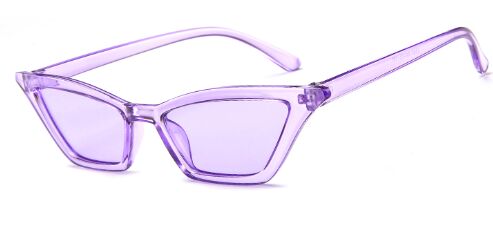 Lunettes de soleil petit cadre œil de chat vintage – Rouge | Femme