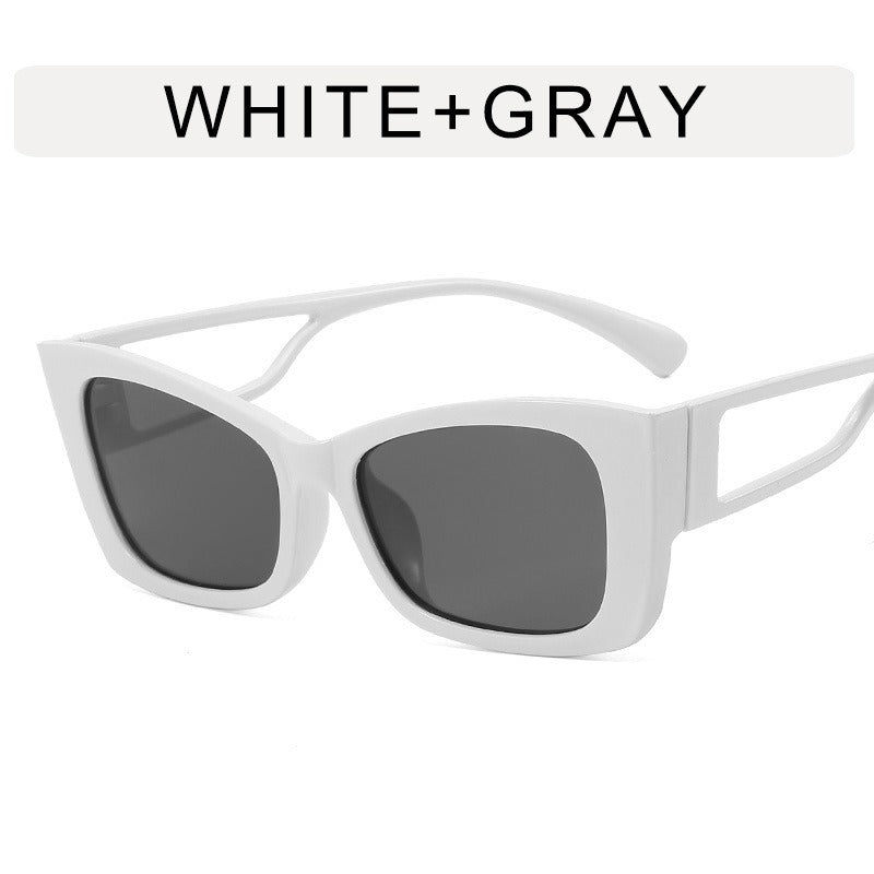 Lunettes de soleil œil de chat ajourées style rétro – Mixte | LamyHome