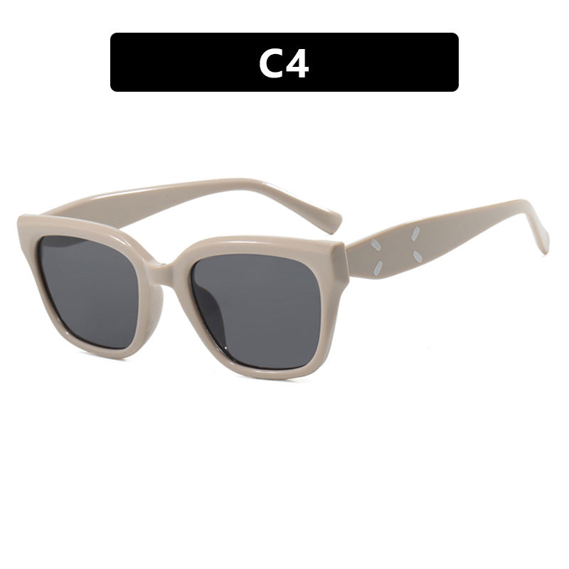 Lunettes de soleil œil de chat carré rétro – UV | Femme