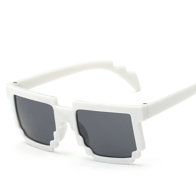 Lunettes de soleil enfant – Style Minecraft carré (5 couleurs)