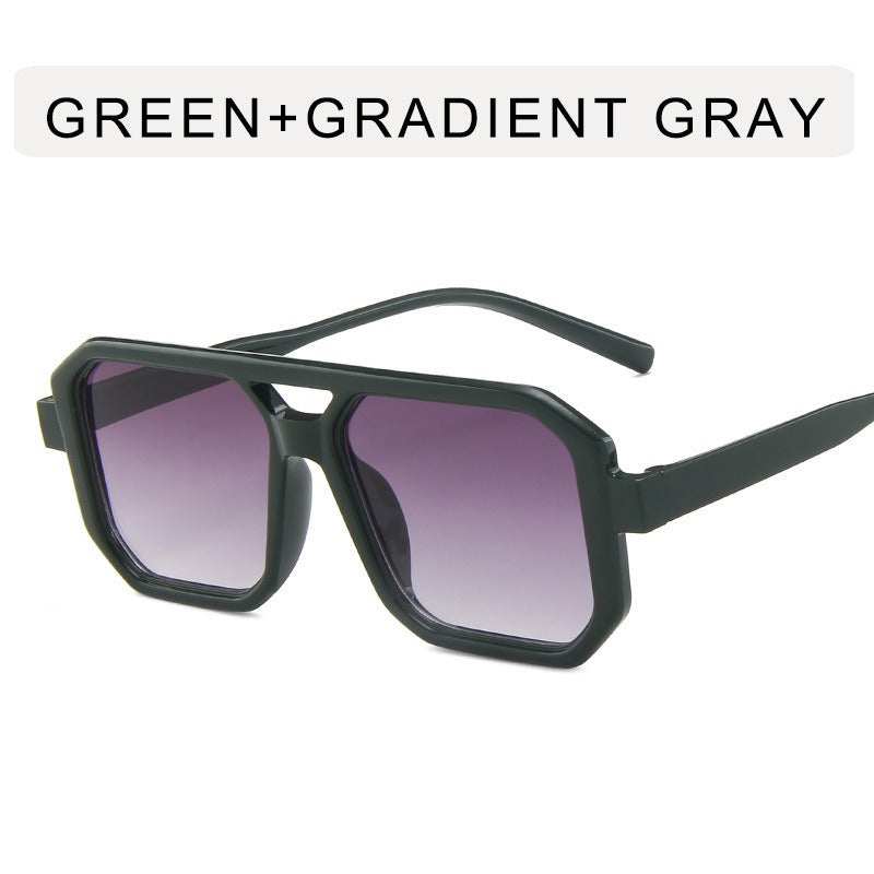 Lunettes carrées minimalistes double pont