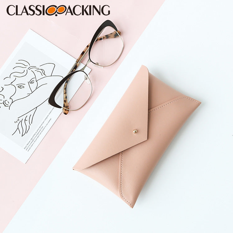 Pochette à lunettes en cuir PU – Style Tendance