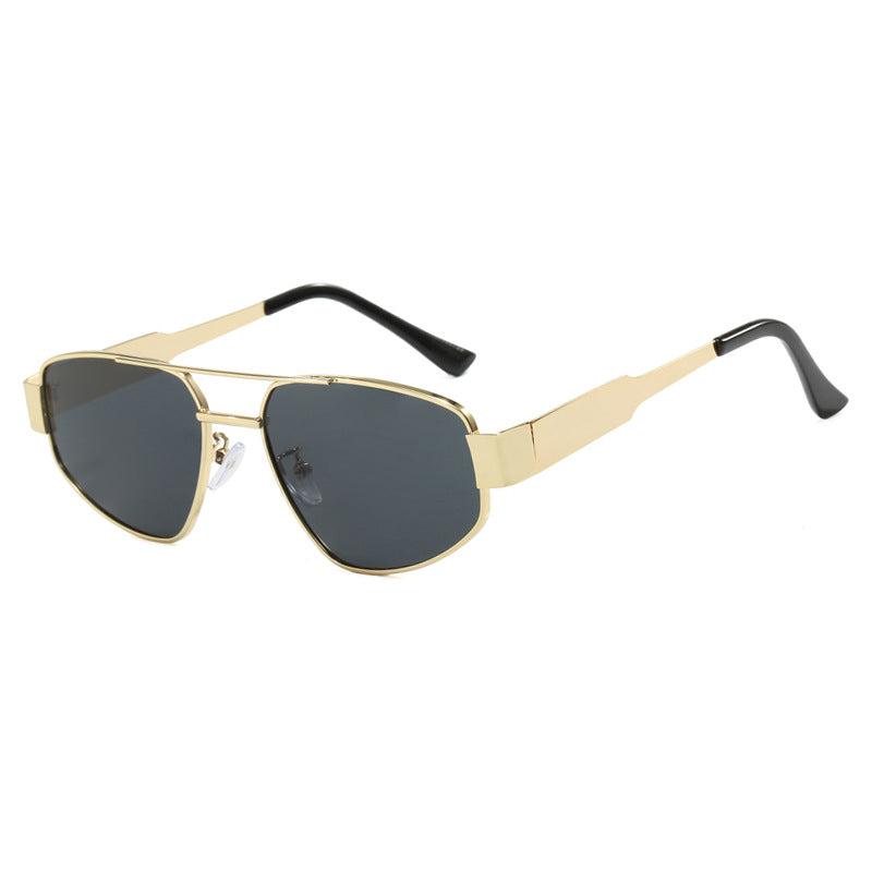 Lunettes de soleil double pont métal protection UV – Femme | LamyHome