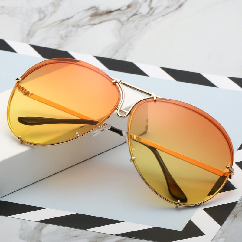 Lunettes de soleil ocean grand cadre rétro – Mixte | LamyHome