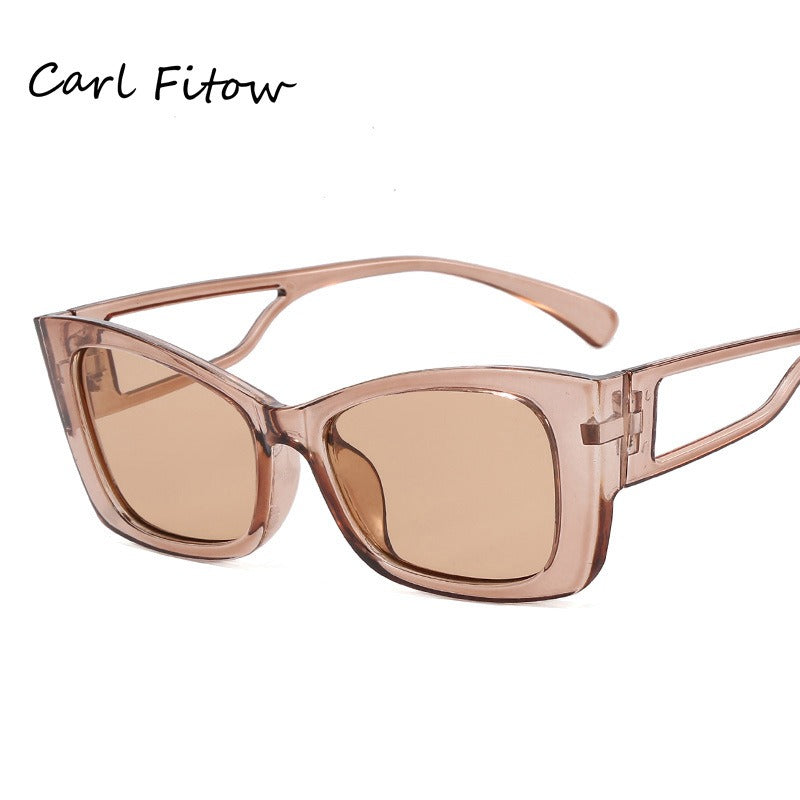 Lunettes de soleil œil de chat ajourées style rétro – Mixte | LamyHome