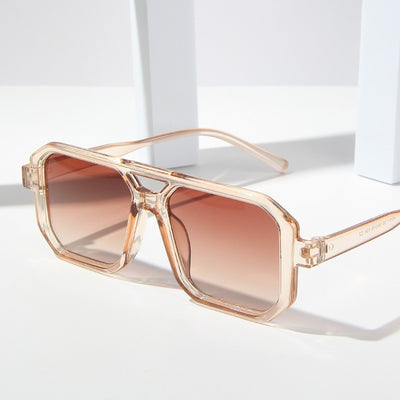 Lunettes carrées minimalistes double pont
