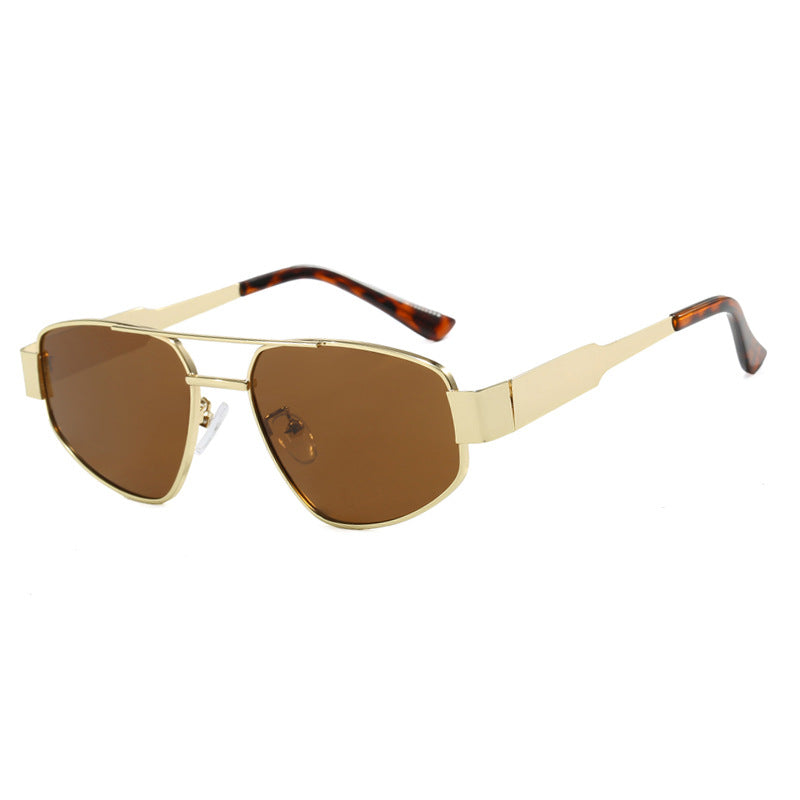 Lunettes de soleil double pont métal protection UV – Femme | LamyHome