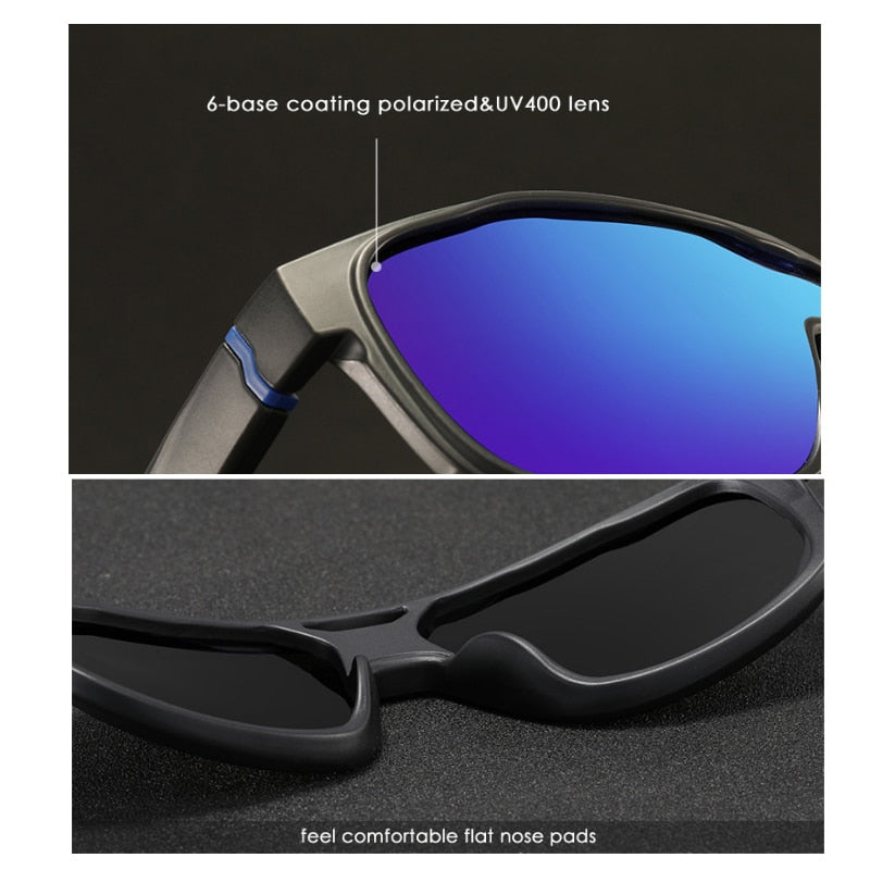 Lunettes polarisées oversize sport ultra-légères