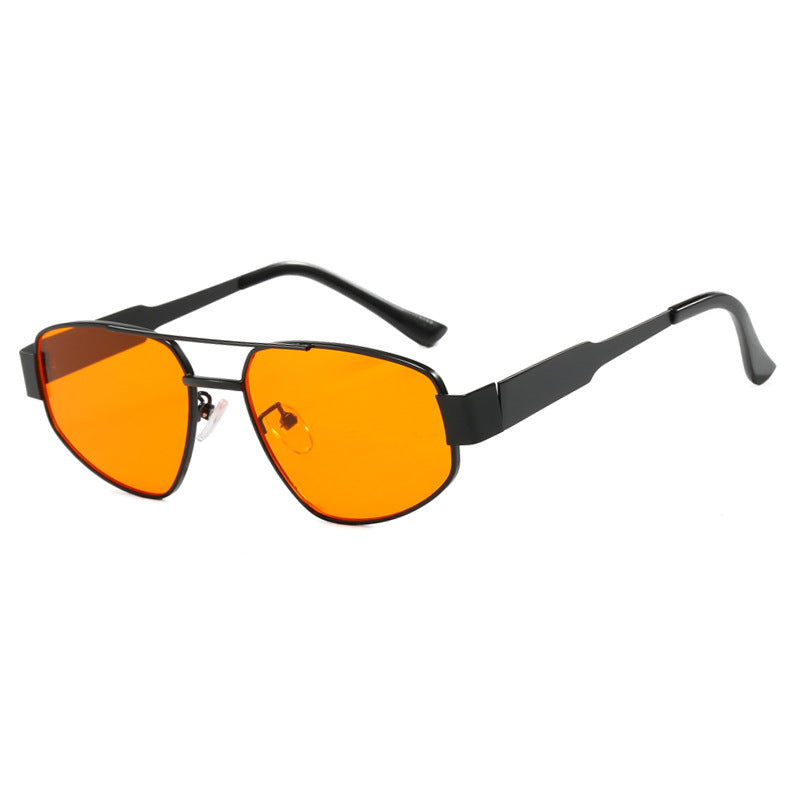 Lunettes de soleil double pont métal protection UV – Femme | LamyHome