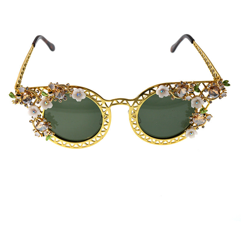 Lunettes de soleil pliables style Baroque – Tendance | Femme