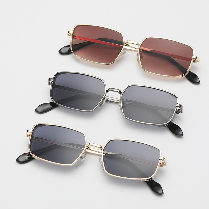 Lunettes de soleil carrées punk métal style Ins – Mixte | LamyHome