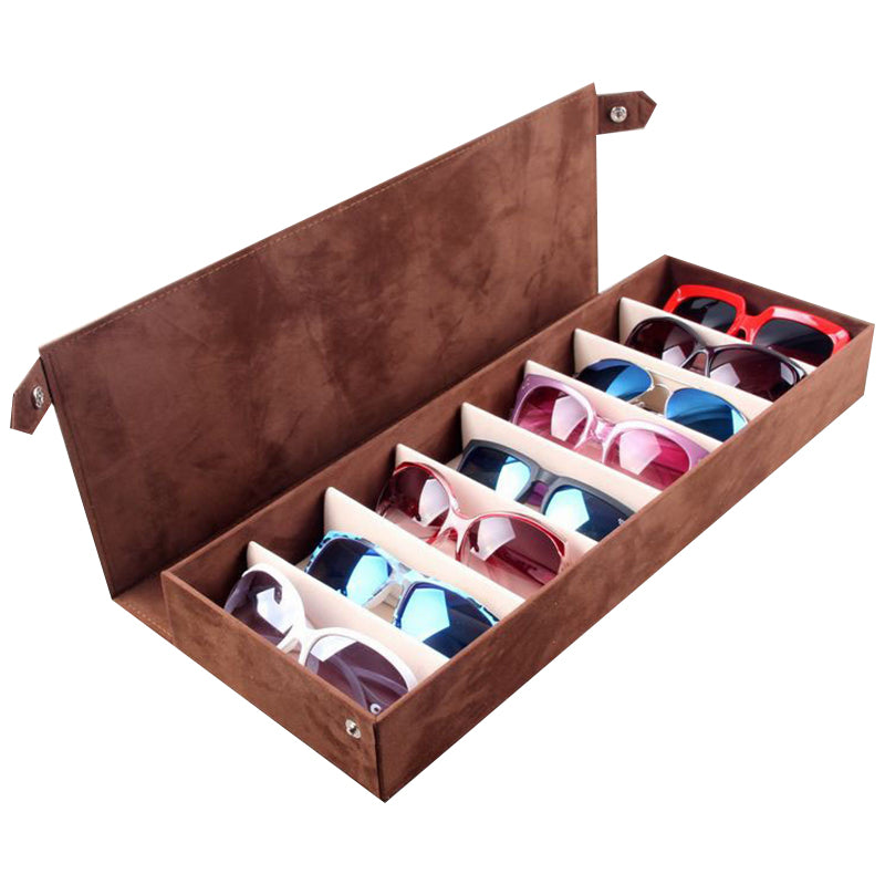Organisateur à lunettes 8 emplacements – Rangement Rectangulaire