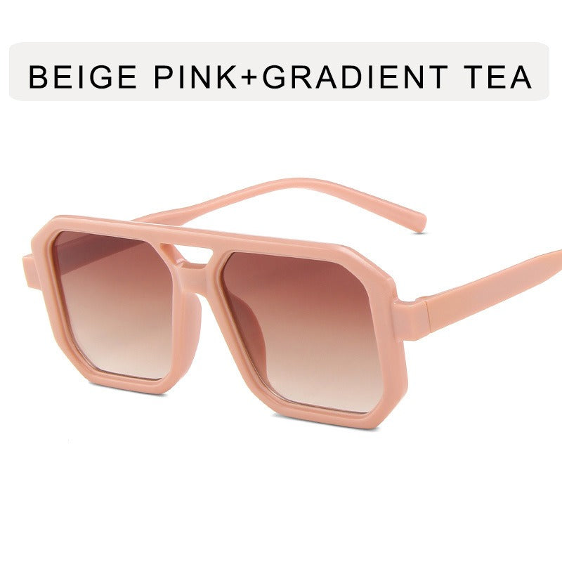 Lunettes carrées minimalistes double pont