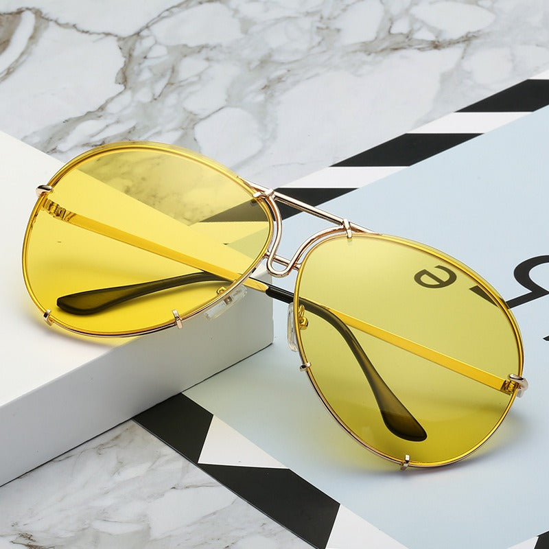 Lunettes de soleil ocean grand cadre rétro – Mixte | LamyHome
