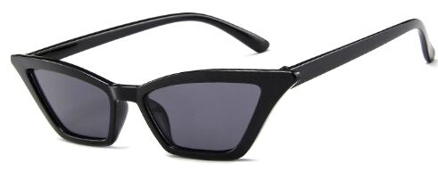Lunettes de soleil petit cadre œil de chat vintage – Rouge | Femme