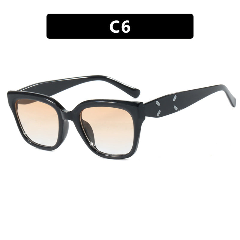 Lunettes de soleil œil de chat carré rétro – UV | Femme
