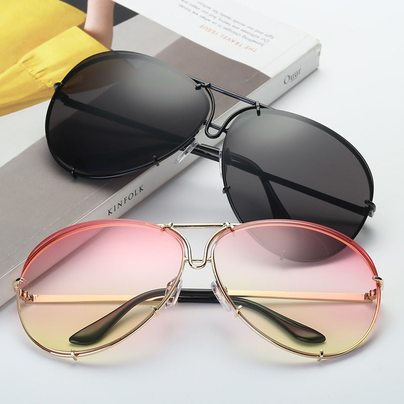 Lunettes de soleil ocean grand cadre rétro – Mixte | LamyHome