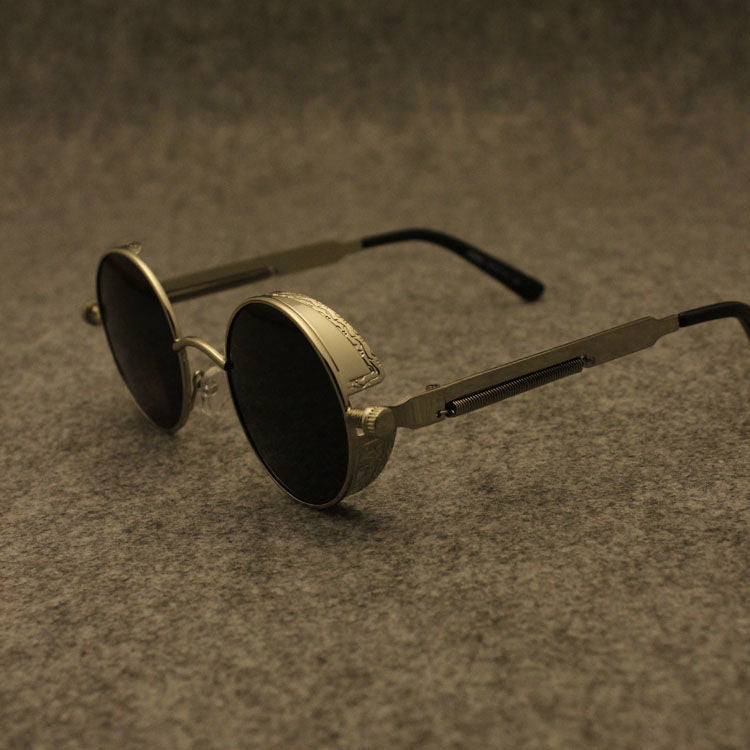 Lunettes de soleil rondes steampunk chaîne vintage – Mixte | LamyHome