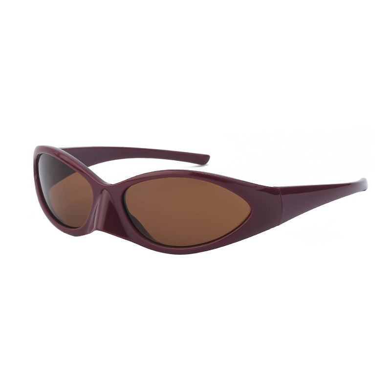 Lunettes de soleil steampunk petit cadre anti-UV – Cyclisme | Femme
