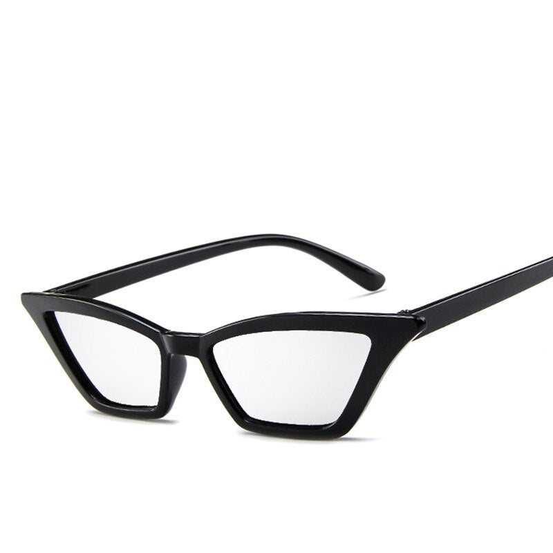 Lunettes de soleil petit cadre œil de chat vintage – Rouge | Femme