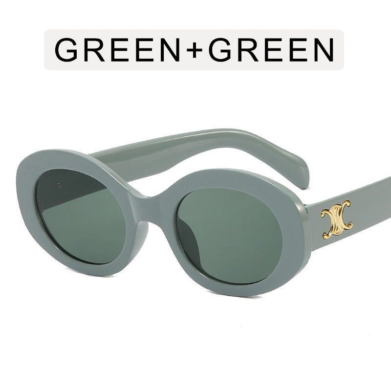 Lunettes ovales macaron – Tendance
