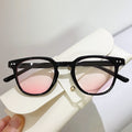 Lunettes irrégulières rose blush – Tendance