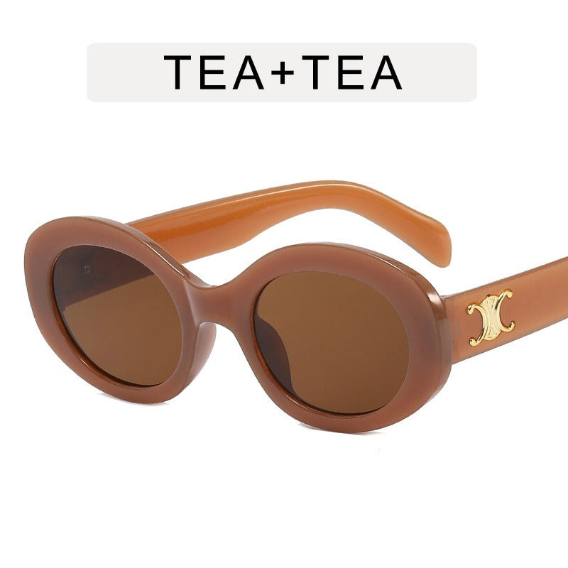Lunettes ovales macaron – Tendance