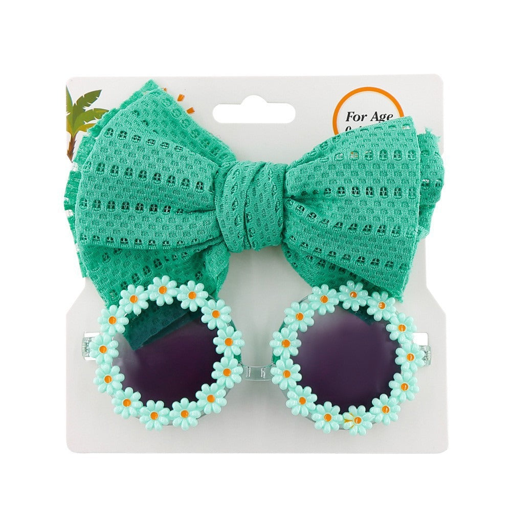Lunettes de soleil bébé – Bandeau & Visière assortis